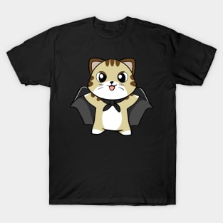 Spooky Vampire Cat T-Shirt